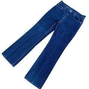 Levi’s 517 Bootcut Fit Dark Blue Wash Denim Jeans Size 36x34”